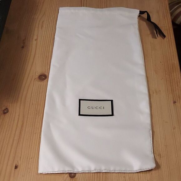 Gucci Dust bag cream Drawstring bag shoe protector purse protector - Picture 1 of 8